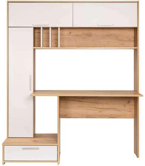 Лайт Стол письменный 03.243 Дуб Золотой/Белый