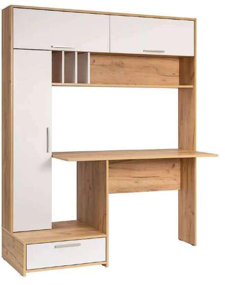 Лайт Стол письменный 03.243 Дуб Золотой/Белый