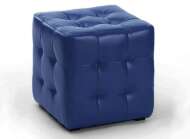 Пуф Лотос Синий экокожа