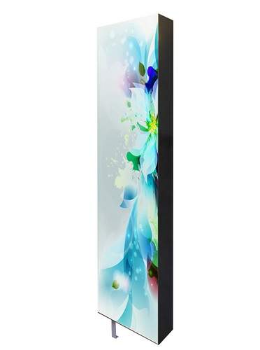 Поворотный шкаф Shelf.On Драйв Шелф Арт с рисунком на зеркале Синий цветок art.5481