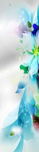 Поворотный шкаф Shelf.On Драйв Шелф Арт с рисунком на зеркале Синий цветок art.5481 Поворотный шкаф Shelf.On Драйв Шелф Арт с рисунком на зеркале Синий цветок art.5481