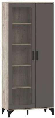 НМ 013.51 Марсель шкаф-пенал Дуб Крафт серый/Софт графит НМ 013.51 Марсель шкаф-пенал Дуб Крафт серый/Софт графит