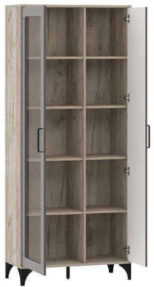 НМ 013.51 Марсель шкаф-пенал Дуб Крафт серый/Софт графит НМ 013.51 Марсель шкаф-пенал Дуб Крафт серый/Софт графит