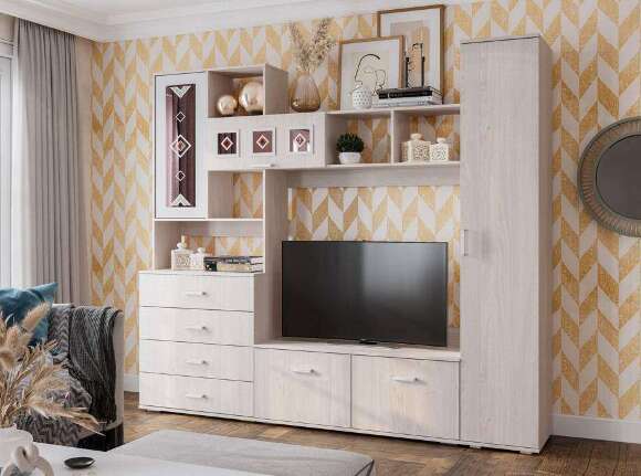 Центральная секция Белла (БТС) Ясень белый Центральная секция Белла (БТС) Ясень белый