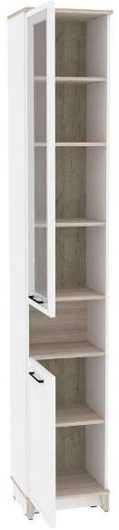 Шкаф-пенал для книг Аурелио 9 (Глазов) Белый