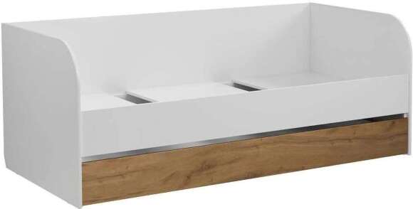 Адель М2 Кровать-тахта 2х-уровневая Белый / Дуб Вотан Адель М2 Кровать-тахта 2х-уровневая Белый / Дуб Вотан