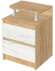 Тумба прикроватная 3Т 45-2 Зара (Крафт золотой / Крафт белый) Тумба прикроватная 3Т 45-2 Зара (Крафт золотой / Крафт белый)