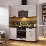 Кухня Сканди 1.6 (БТС) Бетон Пайн светлый