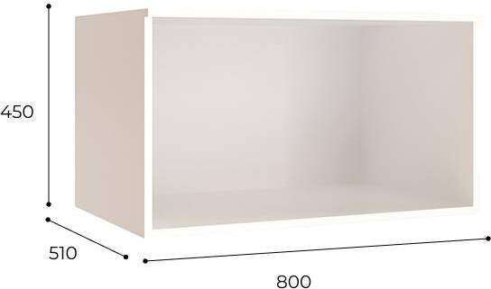 Антресоль для шкафа Лагуна 80, белый/дуб юкон Антресоль для шкафа Лагуна 80, белый/дуб юкон