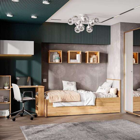 Кровать 90х200 с основанием Милан Кровать 90х200 с основанием Милан