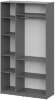 ШК 5 шкаф 1200 + полки 1 комплект / Графит