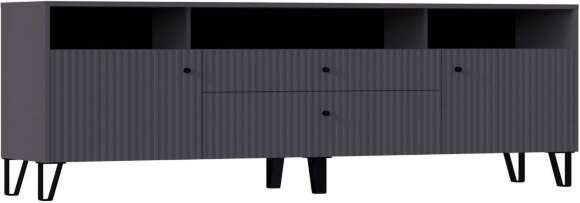 ТВ-тумба Оливия графит / графит софт