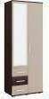 Шкаф Белла 2-х створчатый дуб беленый / венге
