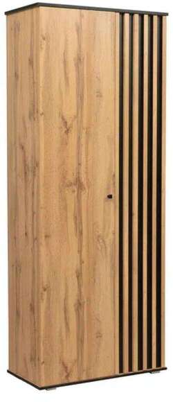 Шкаф для одежды Либерти 51.01 (опора h20) Дуб вотан/Черный Шкаф для одежды Либерти 51.01 (опора h20) Дуб вотан/Черный