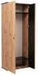 Шкаф для одежды Либерти 51.01 (опора h20) Дуб вотан/Черный Шкаф для одежды Либерти 51.01 (опора h20) Дуб вотан/Черный