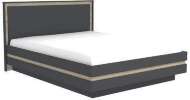 Кровать с основанием 1600 Анона, антрацит