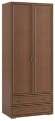 Шкаф двухстворчатый ЛШ-22 Ливорно DOMANI Орех донской