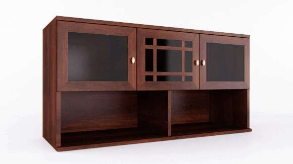 Шкаф навесной Глазов-мебель Sherlock 4 (Орех Шоколадный) Шкаф навесной Глазов-мебель Sherlock 4 (Орех Шоколадный)