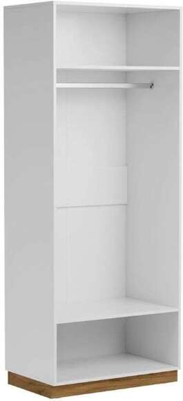 Адель М3 Шкаф 2-х дверный  Белый / Дуб Вотан