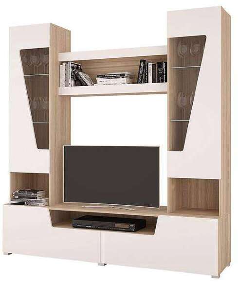 Гостиная Анталия (Горизонт) Белый софт