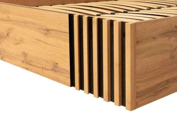 Кровать Либерти 51.18 Дуб вотан/Черный Кровать Либерти 51.18 Дуб вотан/Черный