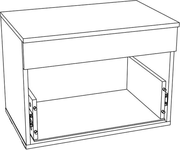 НМ 040.63 Тумба для обуви Livorno /дуб бунратти / софт графит НМ 040.63 Тумба для обуви Livorno /дуб бунратти / софт графит