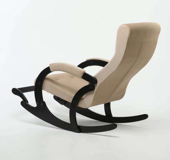Кресло-качалка Марсель Черный / Беж
