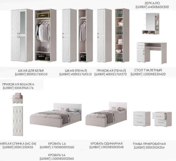 Кровать 160х200 с настилом из ДСП Британика (БТС)