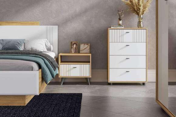 Тумба прикроватная Милан (SV-Мебель) Белый Тумба прикроватная Милан (SV-Мебель) Белый