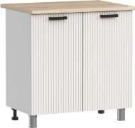 МК Аленушка Н 800 Лотос Молочный,скоба антрацит (со столешницей) МК Аленушка Н 800 Лотос Молочный,скоба антрацит (со столешницей)