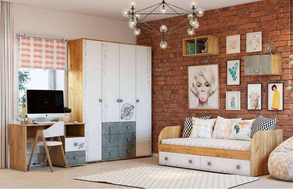 Стол письменный Тренд ПС-02 (Мебелони) Стол письменный Тренд ПС-02 (Мебелони)