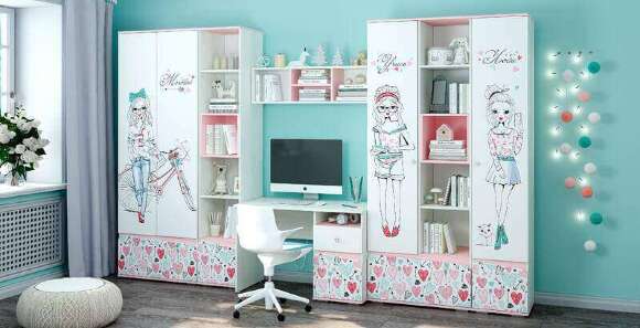 Шкаф двухстворчатый Малибу ШК-19 БТС