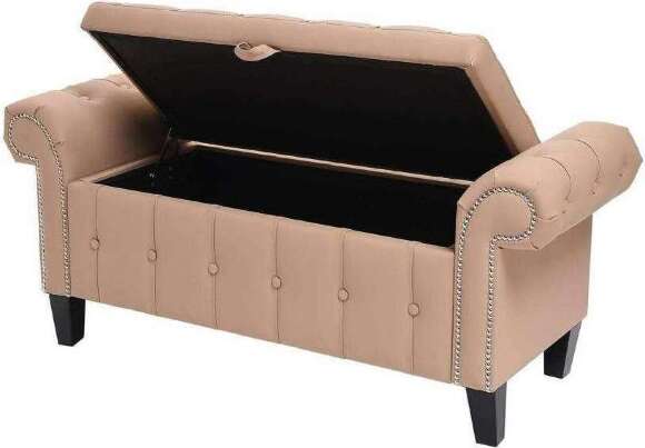 Пуф Торрокс бежевый к/з