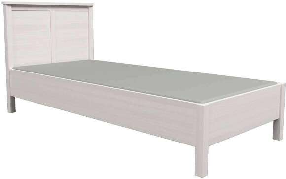 Кровать с ортопедическим основанием (металл) Sherlock 45 90х200, ясень светлый