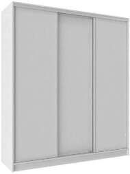 Шкаф-купе трехдверный 2000 Домашний Белый