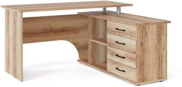 Компьютерный стол КСТ-109 Правый Дуб Делано