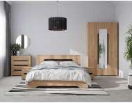 Спальня Вега Комплект 1, Дуб золотой крафт