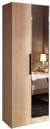 Шкаф для одежды с зеркалом Bauhaus 8, дуб сонома Шкаф для одежды с зеркалом Bauhaus 8, дуб сонома