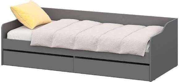 Кровать детская с основанием КР 2, Графит серый