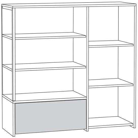 Трувор комод 13.307.01 Дуб Гранж Песочный/Интра