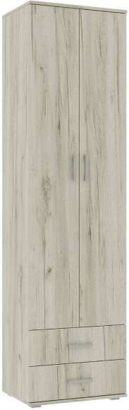 Шкаф бельевой Ева NEW дуб крафт белый
