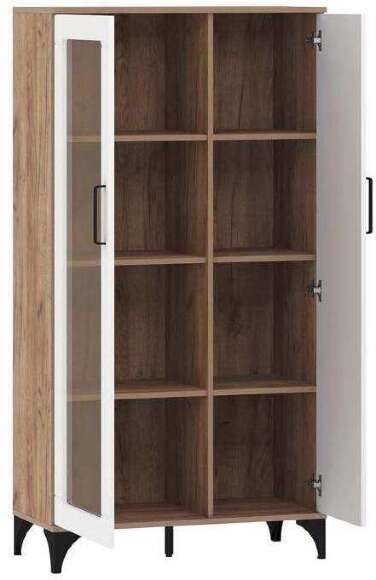 НМ 013.52 Марсель шкаф-пенал Дуб Крафт табачный/Меренга НМ 013.52 Марсель шкаф-пенал Дуб Крафт табачный/Меренга