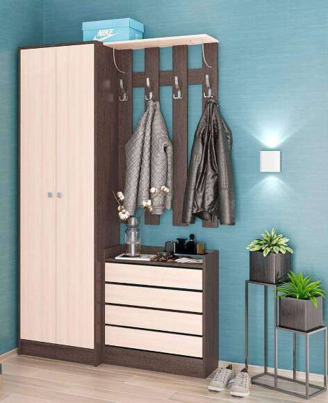 Прихожая Ямайка ТЭКС Комплект 2 (Венге)