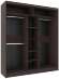 Шкаф-купе трехдверный 2000 Домашний Венге