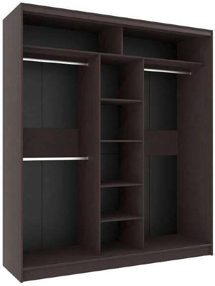 Шкаф-купе трехдверный 2000 Домашний Венге