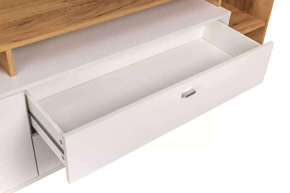 Бэль Тумба 10.92 Дуб Золотой / Белый