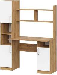 Стол компьютерный СТК 13, Дуб Золотой, Белый Стол компьютерный СТК 13, Дуб Золотой, Белый