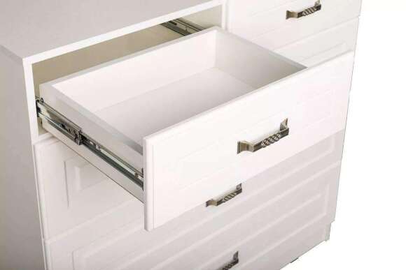 Ливерпуль Комод 10.103.01 Белый/Ясень ваниль