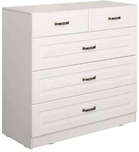 Ливерпуль Комод 10.103.01 Белый/Ясень ваниль