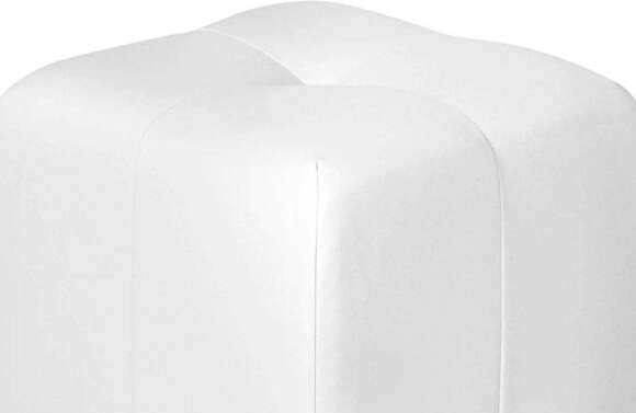 Пуф Николь Белый экокожа